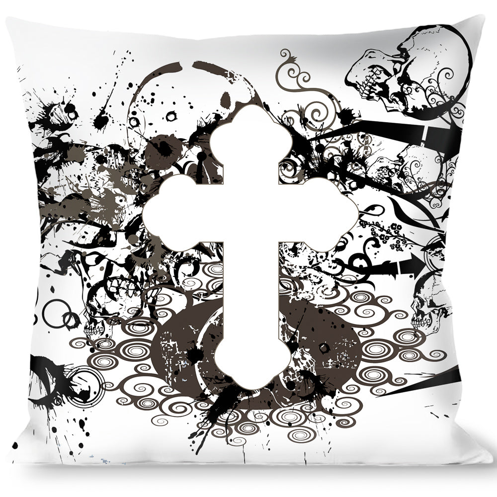 Buckle-Down Throw Pillow - Orthodox Chaos Throw Pillows Buckle-Down   