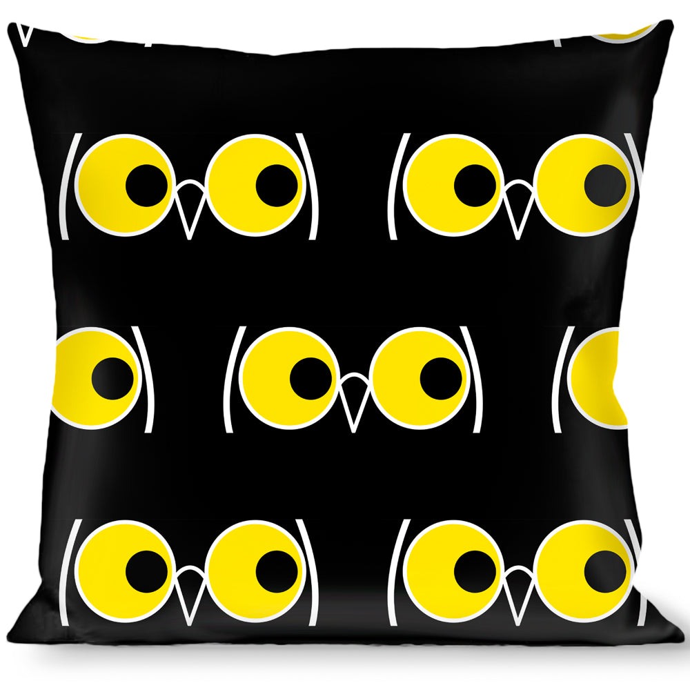 Buckle-Down Throw Pillow - Owl Eyes 3 Throw Pillows Buckle-Down   