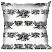 Buckle-Down Throw Pillow - Phoenix Shield White Throw Pillows Buckle-Down   