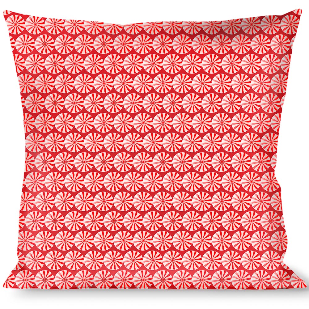 Buckle-Down Throw Pillow - Peppermint Candies Throw Pillows Buckle-Down   