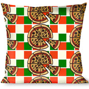 Buckle-Down Throw Pillow - Pizza Pies Throw Pillows Buckle-Down   