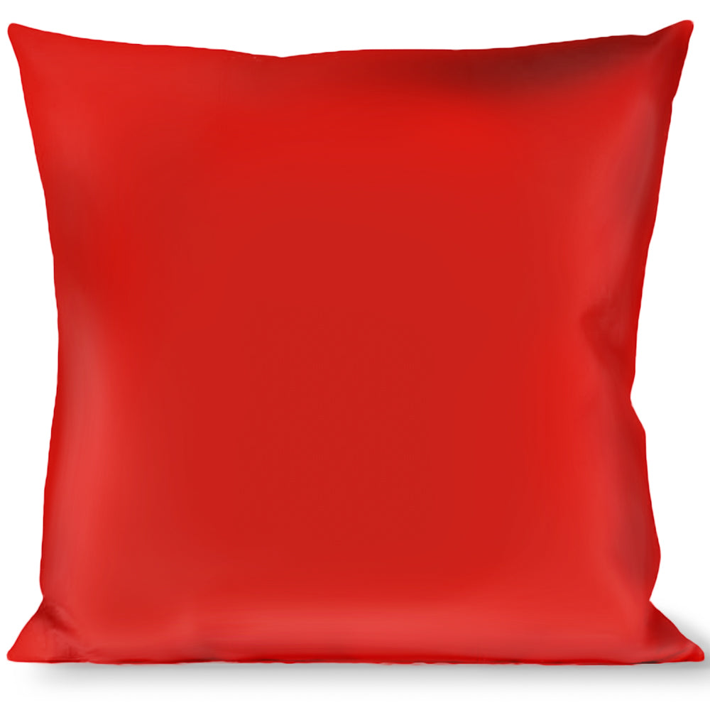 Buckle-Down Throw Pillow - Red Print Print Throw Pillows Buckle-Down   