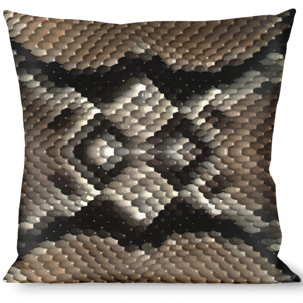 Buckle-Down Throw Pillow - Snake Skin 1 Throw Pillows Buckle-Down   