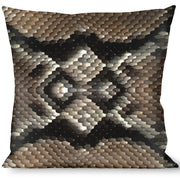 Buckle-Down Throw Pillow - Snake Skin 1 Throw Pillows Buckle-Down   