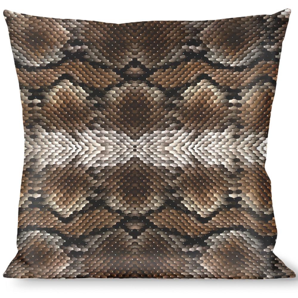 Buckle-Down Throw Pillow - Snake Skin 2 Throw Pillows Buckle-Down   