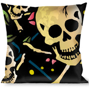 Buckle-Down Throw Pillow - Trust No One C/U Black Throw Pillows Buckle-Down   