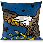 Buckle-Down Throw Pillow - Truth and Justice C/U Blue Throw Pillows Buckle-Down   