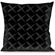 Buckle-Down Throw Pillow - Tread Plate Black/Gray Throw Pillows Buckle-Down   
