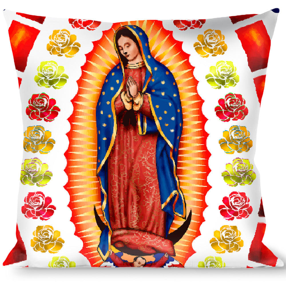 Buckle-Down Throw Pillow - Virgen de Guadalupe Throw Pillows Buckle-Down   