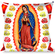 Buckle-Down Throw Pillow - Virgen de Guadalupe Throw Pillows Buckle-Down   