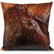 Buckle-Down Throw Pillow - Vivid Grilled Steak Throw Pillows Buckle-Down   