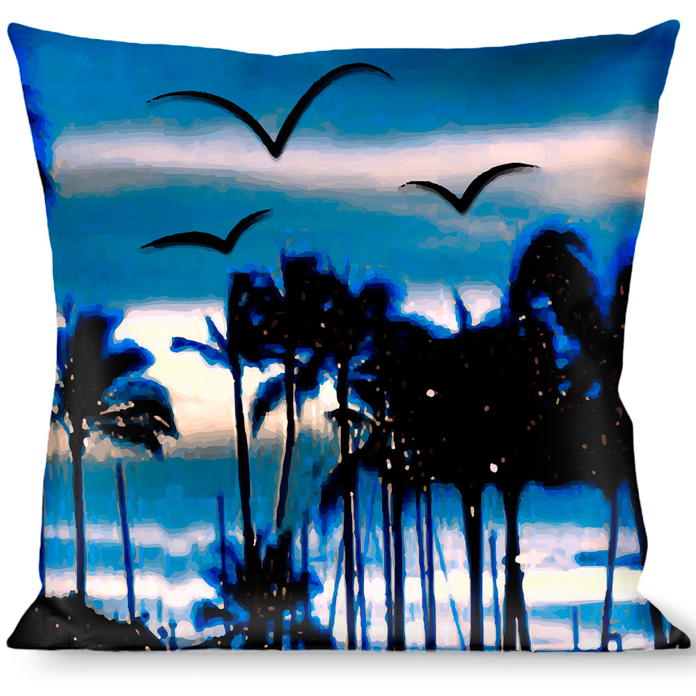 Buckle-Down Throw Pillow - Blue Sunset Throw Pillows Buckle-Down   