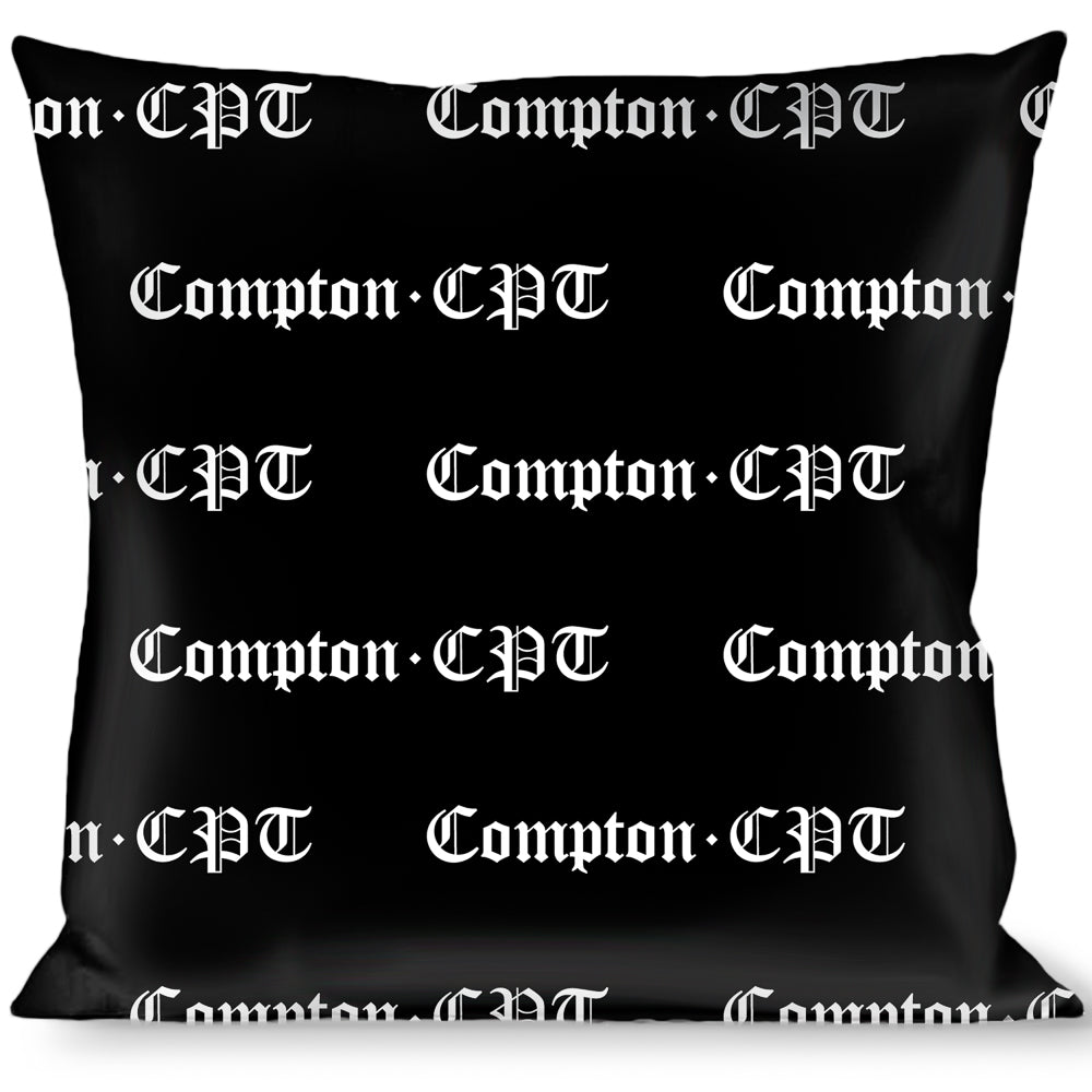 Buckle-Down Throw Pillow - COMPTON-CPT Black/White Throw Pillows Buckle-Down   