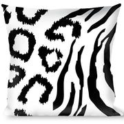 Buckle-Down Throw Pillow - Cheebra White/Black Throw Pillows Buckle-Down   