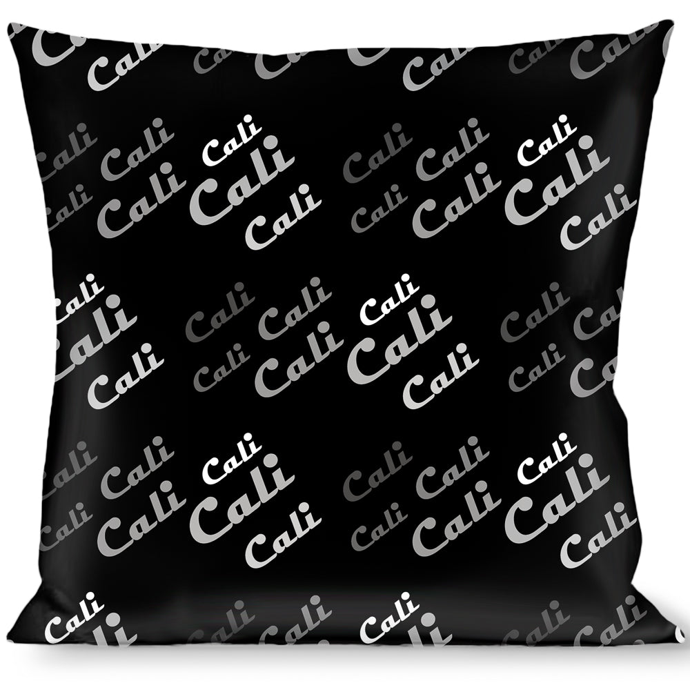 Buckle-Down Throw Pillow - CALI Fade Diagonal Black/Gray/White Throw Pillows Buckle-Down   