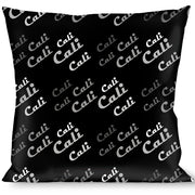Buckle-Down Throw Pillow - CALI Fade Diagonal Black/Gray/White Throw Pillows Buckle-Down   
