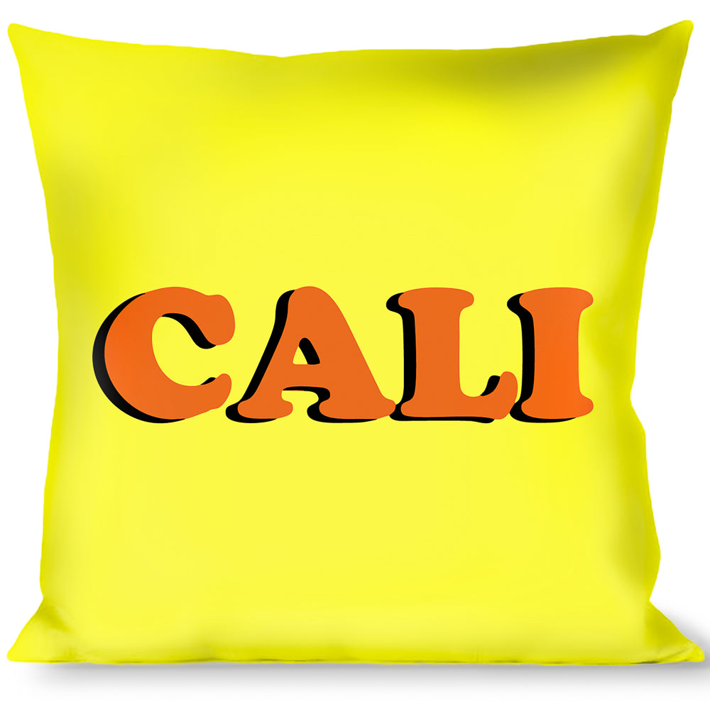 Buckle-Down Throw Pillow - CALI Yellow/Orange Throw Pillows Buckle-Down   