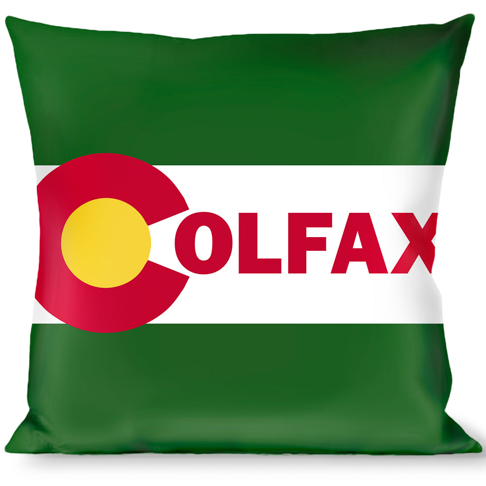 Buckle-Down Throw Pillow - COLFAX Green Stripe Throw Pillows Buckle-Down   
