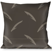 Buckle-Down Throw Pillow - Diamond Plate Grays Throw Pillows Buckle-Down   