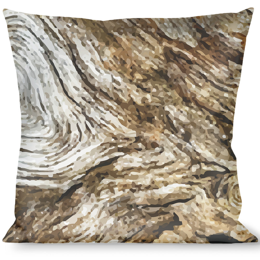 Buckle-Down Throw Pillow - Driftwood Grain Throw Pillows Buckle-Down   