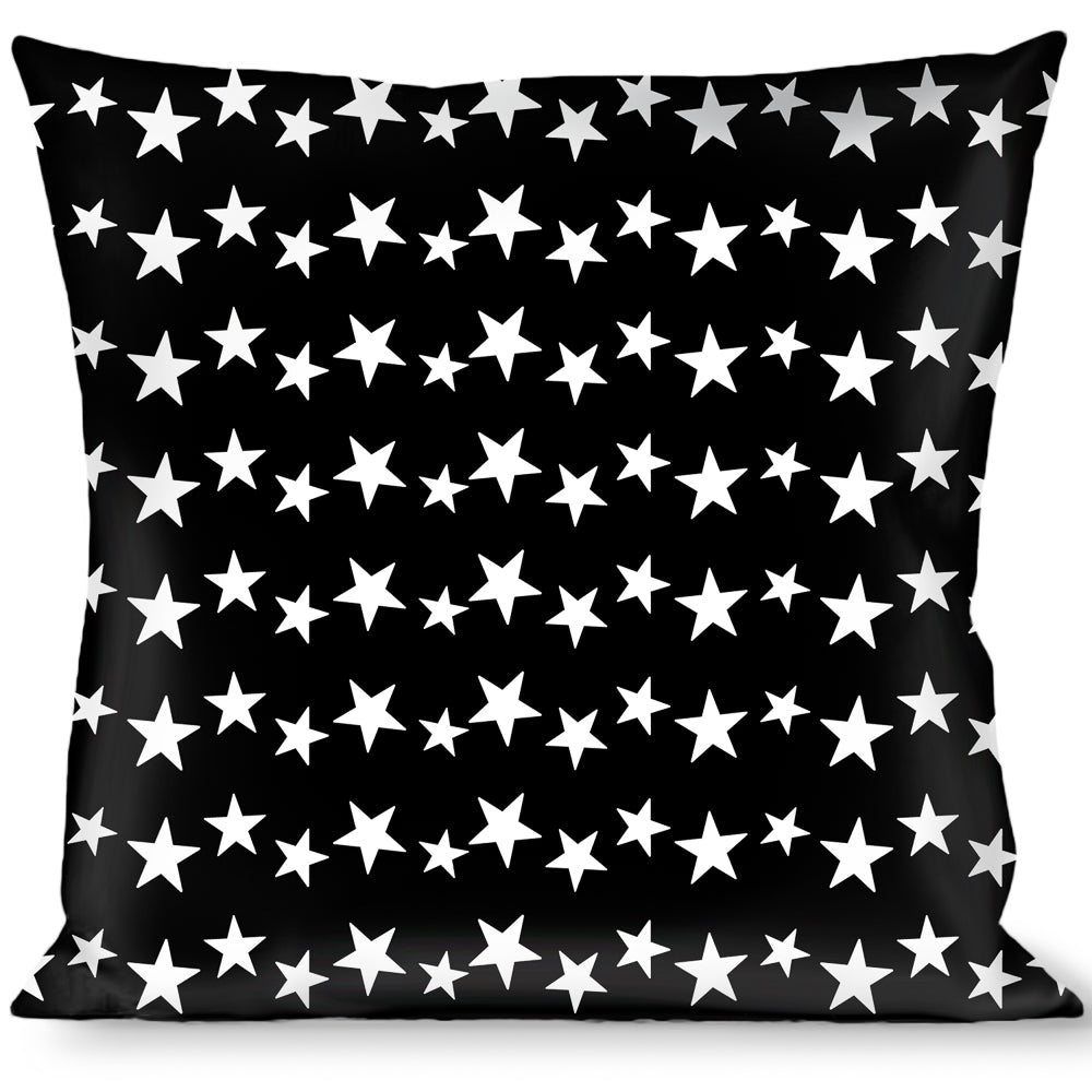 Buckle-Down Throw Pillow - Multi Stars Black/White Throw Pillows Buckle-Down   