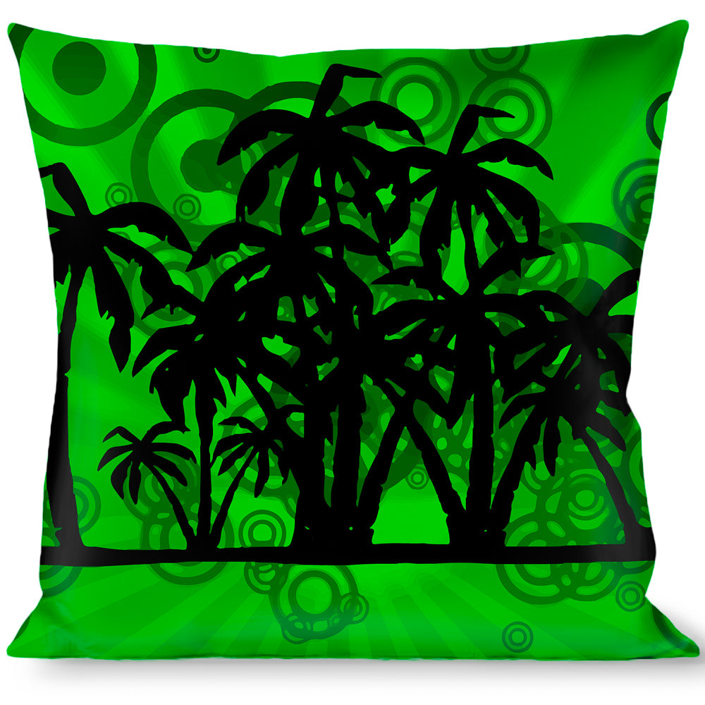 Buckle-Down Throw Pillow - Palm Trees Throw Pillows Buckle-Down   