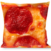 Buckle-Down Throw Pillow - Pepperoni Pizza w/Crust Vivid Throw Pillows Buckle-Down   