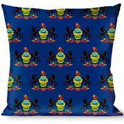 Buckle-Down Throw Pillow - Pennsylvania Flag Throw Pillows Buckle-Down   