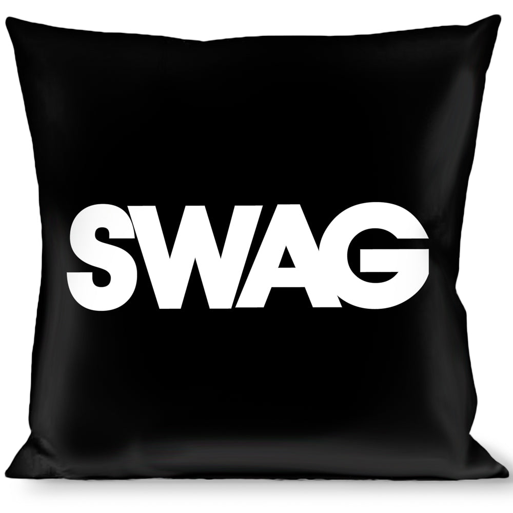 Buckle-Down Throw Pillow - SWAG Black/White Throw Pillows Buckle-Down   