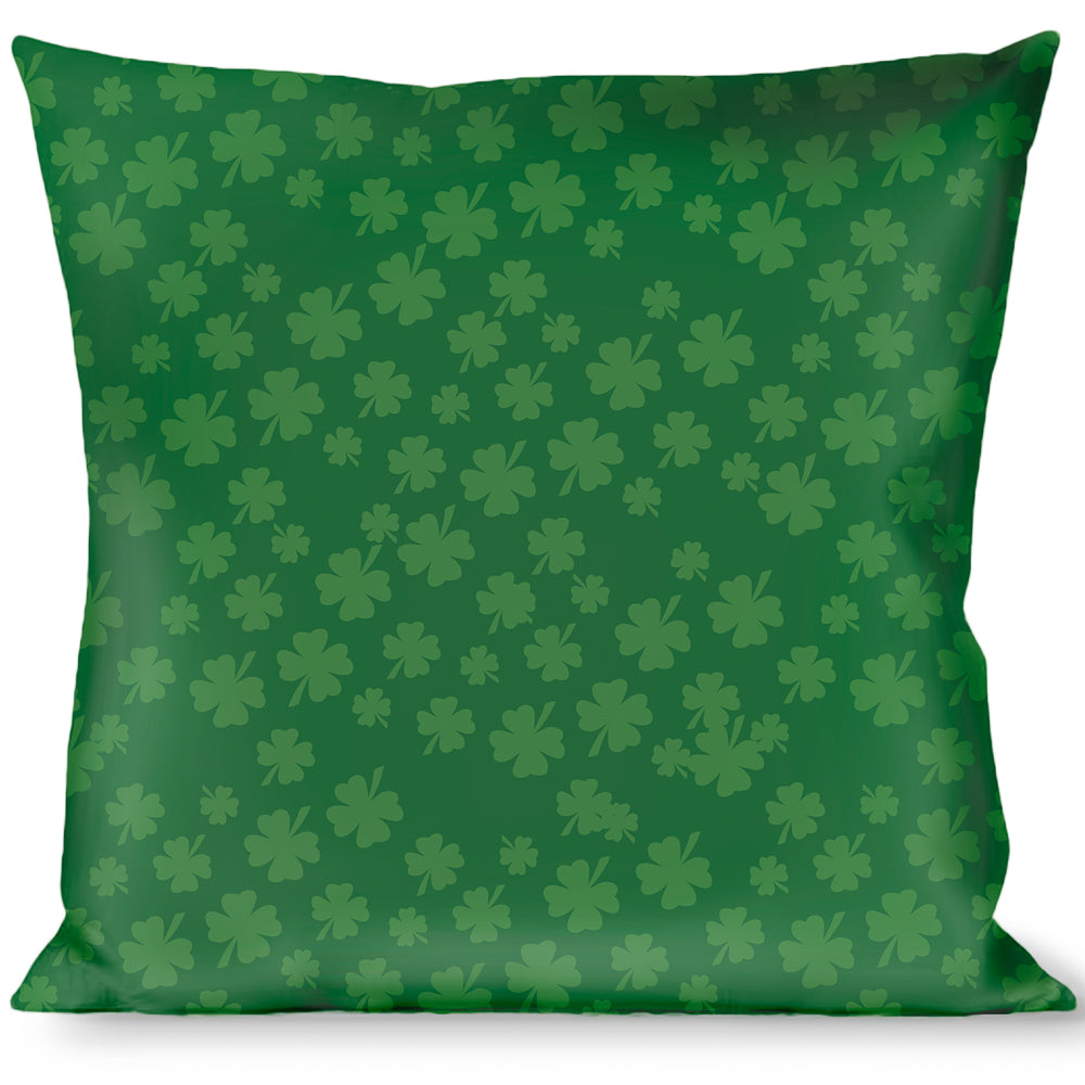 Buckle-Down Throw Pillow - St. Pat's Clovers Scattered3 Greens Throw Pillows Buckle-Down   