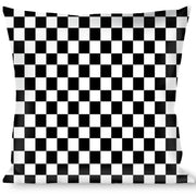 Buckle-Down Throw Pillow - Checker Midnight Blue/White Throw Pillows Buckle-Down   