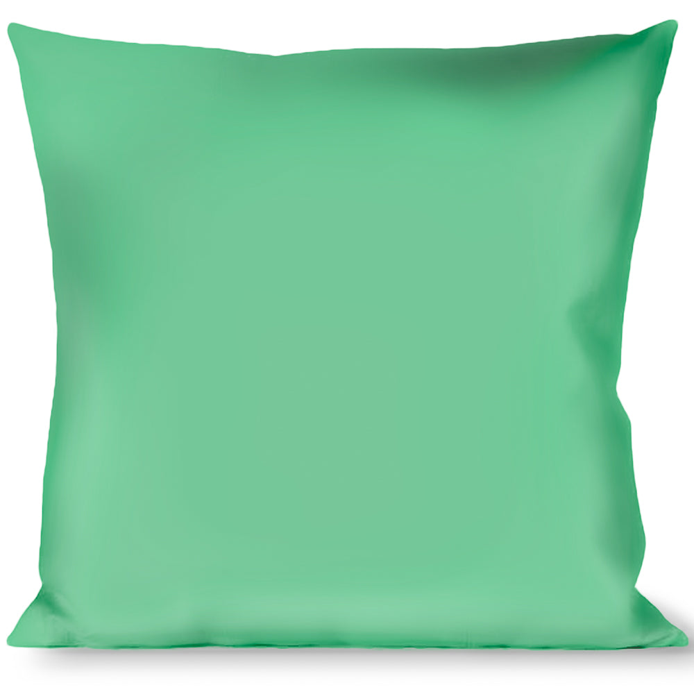 Buckle-Down Throw Pillow - Solid Rainforest Green Throw Pillows Buckle-Down   