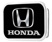 Honda Framed FCG Black/Silver - Chrome Rock Star Buckle Belt Buckles Honda   