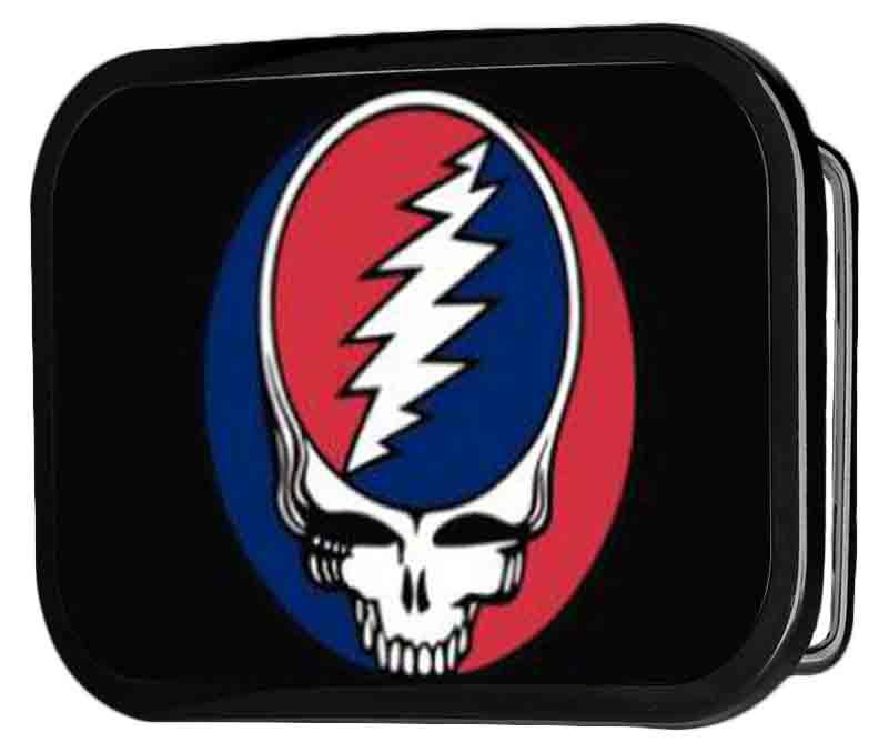 Steal Your Face FCG Black/Color - Black Rock Star Buckle Belt Buckles Grateful Dead   