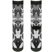 Sock Pair - Polyester - Camo White - CREW Socks Buckle-Down   
