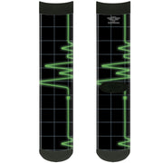 Sock Pair - Polyester - Flatline - CREW Socks Buckle-Down   