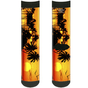 Sock Pair - Polyester - Golden Sunset - CREW Socks Buckle-Down   