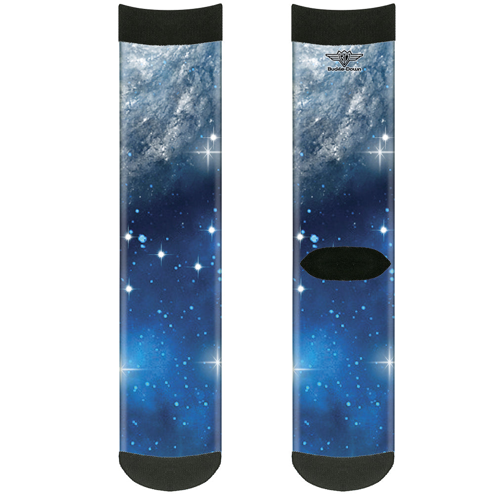 Sock Pair - Polyester - Galaxy Blues/Blues - CREW Socks Buckle-Down   