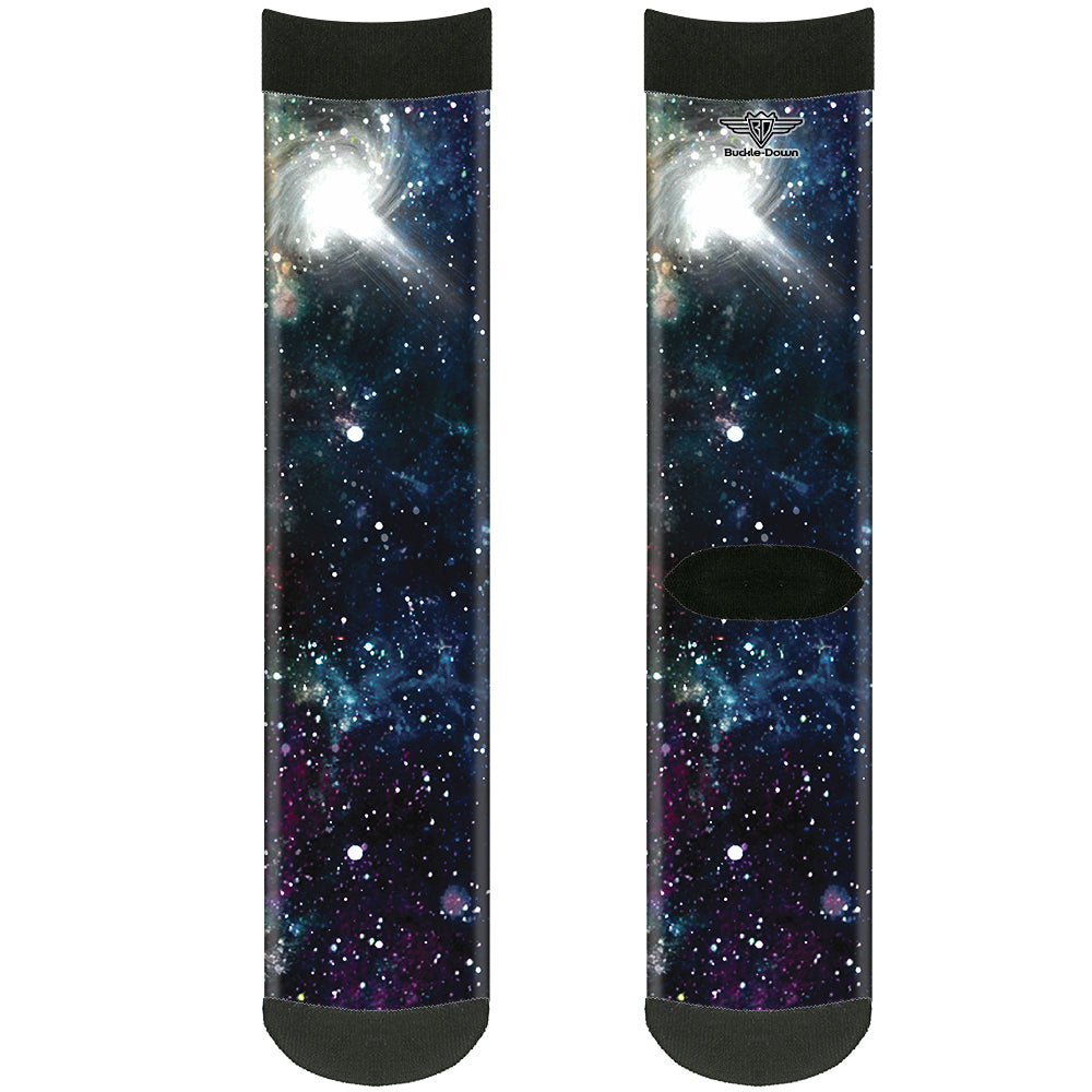 Sock Pair - Polyester - Galaxy Collage - CREW Socks Buckle-Down   
