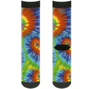 Sock Pair - Polyester - BD Tie Dye13 - CREW Socks Buckle-Down   