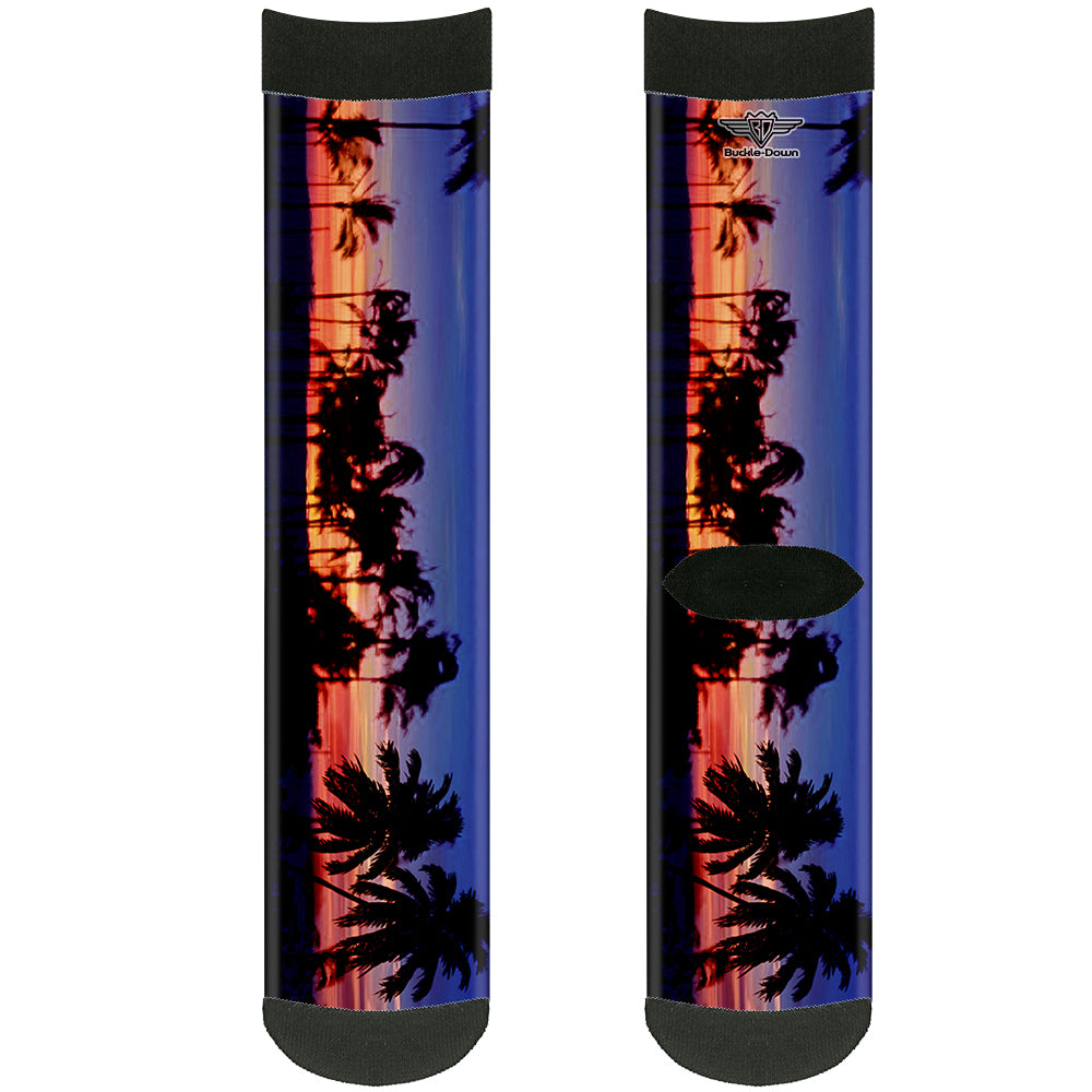 Sock Pair - Polyester - California Sunset - CREW Socks Buckle-Down   