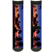 Sock Pair - Polyester - California Sunset - CREW Socks Buckle-Down   