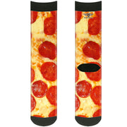Sock Pair - Polyester - Pepperoni Pizza Vivid - CREW Socks Buckle-Down   