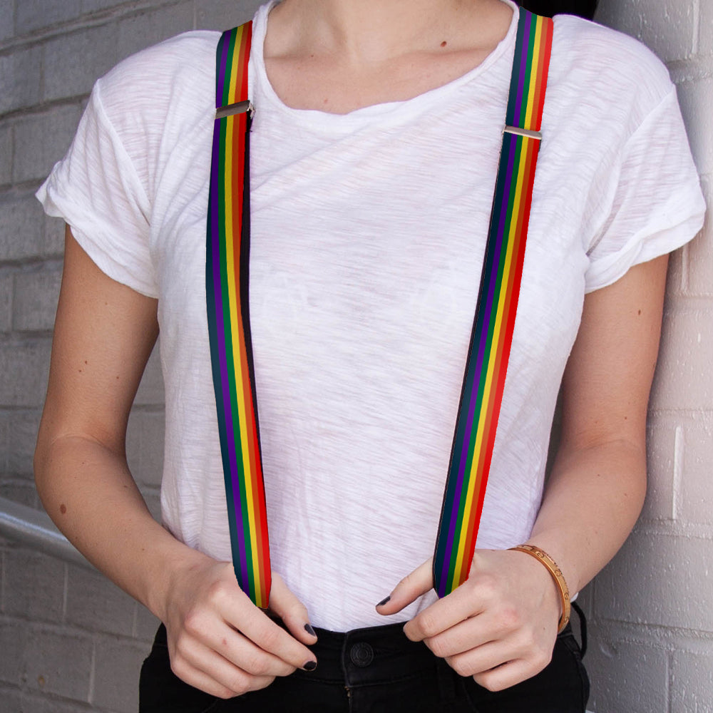 Suspenders - 1.0" - Rainbow Suspenders Buckle-Down   