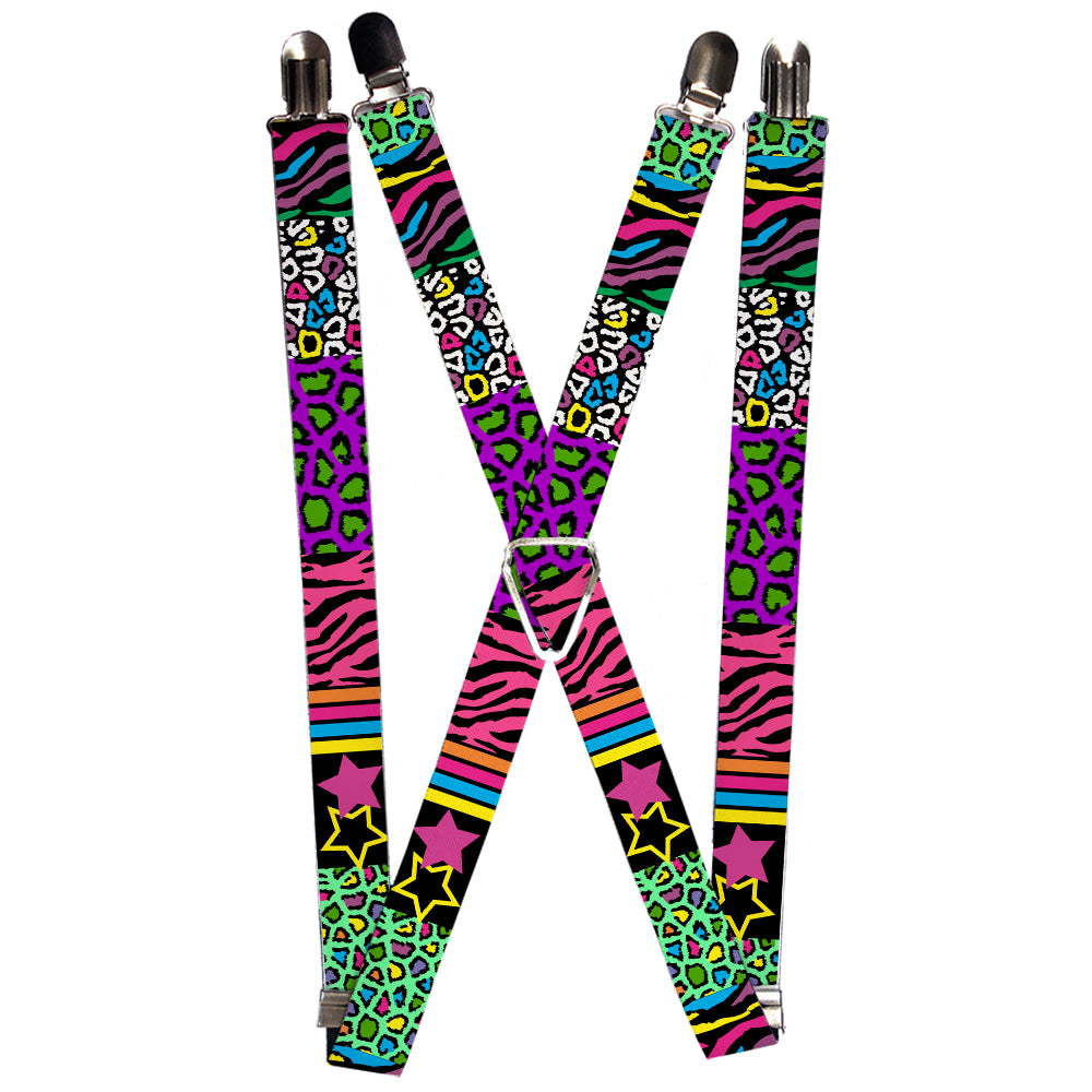 Suspenders - 1.0" - Animal Skins & Stripes 2 Suspenders Buckle-Down   