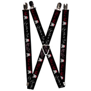 Suspenders - 1.0" - Angry Girl/Mad As Hell/You Make Me Sick Suspenders Buckle-Down   