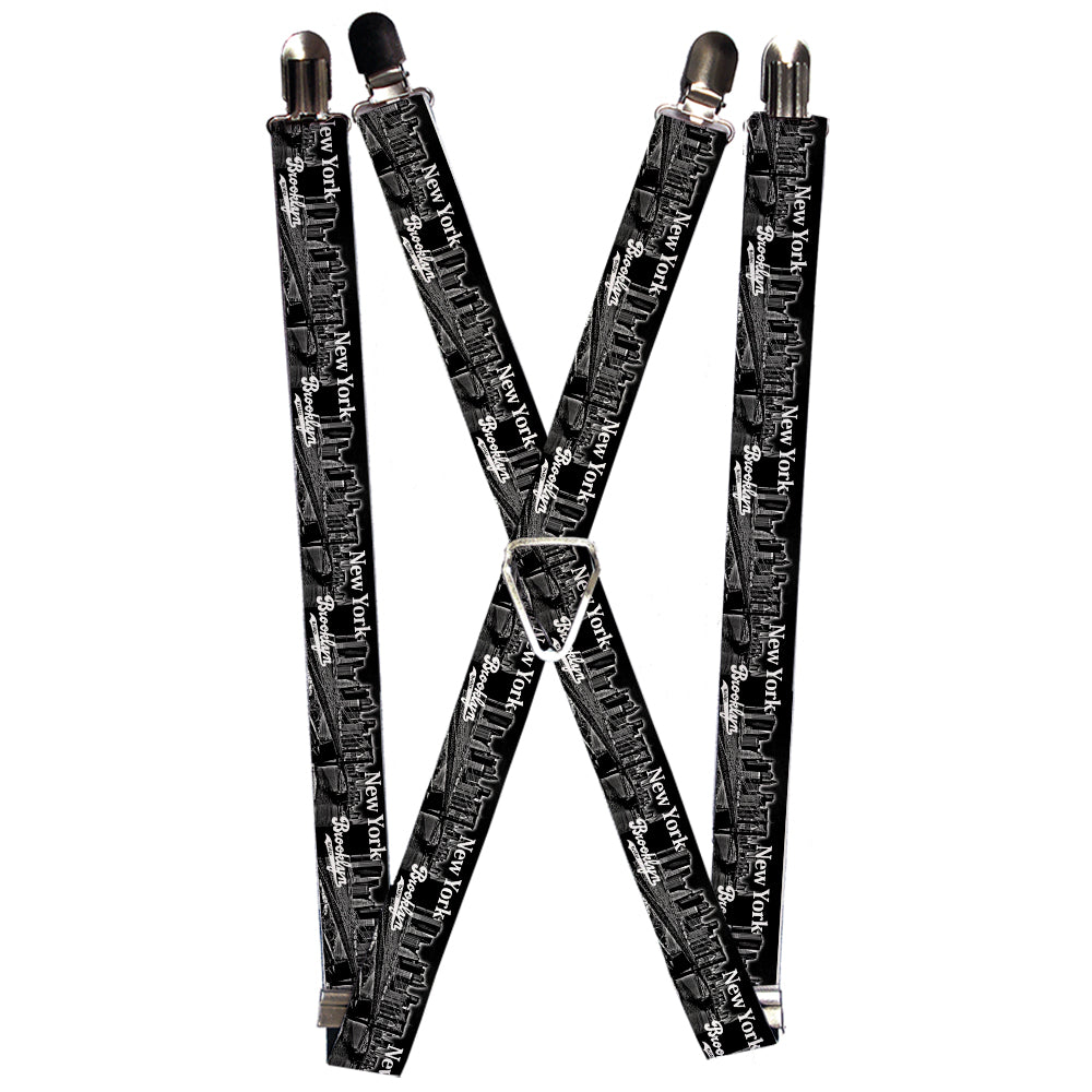 Suspenders - 1.0" - Brooklyn New York Suspenders Buckle-Down   