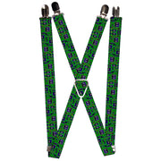 Suspenders - 1.0" - Circuit Board Suspenders Buckle-Down   