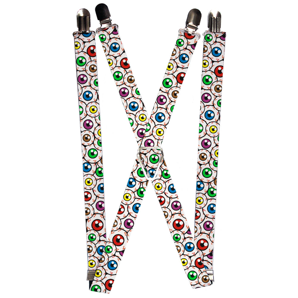 Suspenders - 1.0" - Eyeballs Stacked Suspenders Buckle-Down   