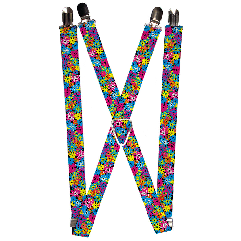 Suspenders - 1.0" - Flower Blossom Suspenders Buckle-Down   